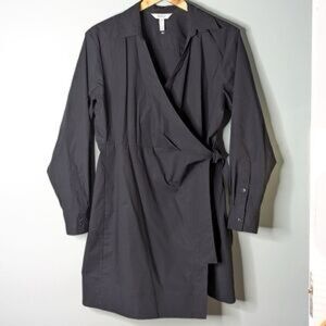 SPANX Elegant Black Wrap Dress